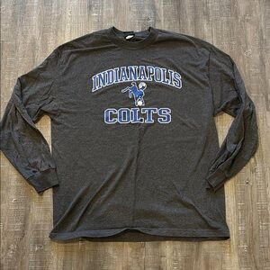 NFL Indianapolis Colts Gray Long Sleeve Shirt